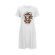 thumbnail image 5 of Camisón corto de talla grande para mujer, camisón de manga corta con estampado de pecho a la moda, camisón para mujer, 5 of 5