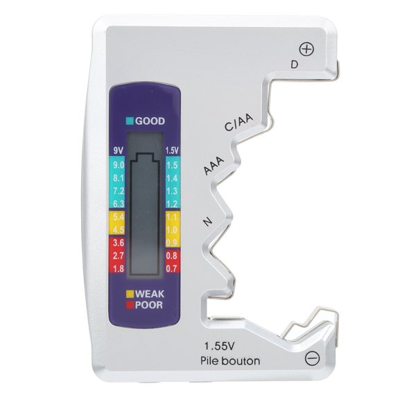 Digital Battery Tester,Digital Battery Tester Capacity Battery Tester Lithium Battery Power Measuring Tool Time-Tested Durability