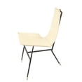 thumbnail image 6 of Jamie Young Co Abilene Leather Lounge Chair in White, 6 of 12