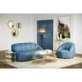 thumbnail image 4 of Zuo Paramount Sofa In Dark Blue Velvet Finish 101215, 4 of 4