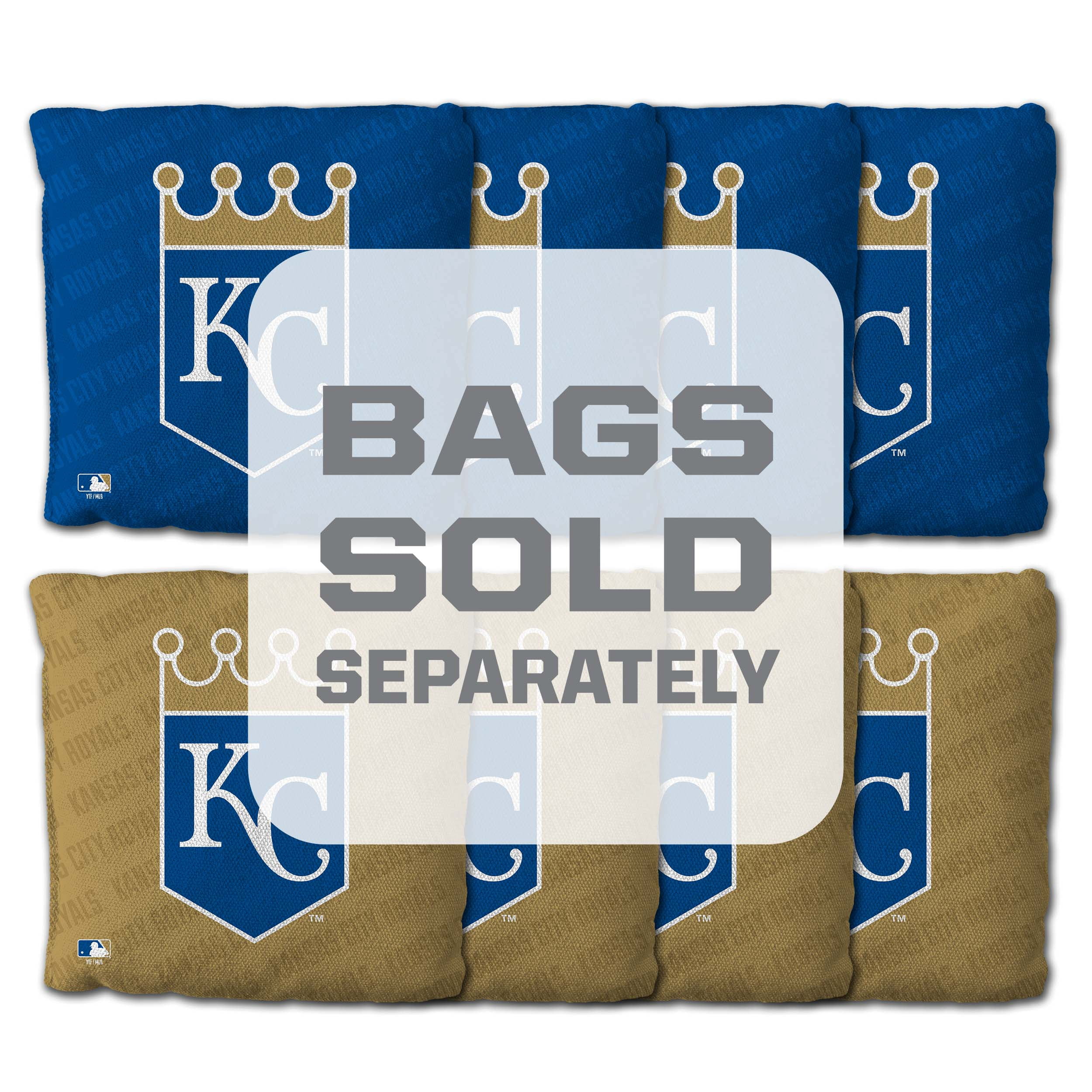 YouTheFan MLB Kansas City Royals 2' x 4' Cornhole Game No Bags