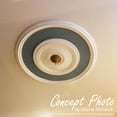 thumbnail image 6 of Ekena Millwork 44 1/2"OD x 39 1/4"ID x 2 3/4"W x 5/8"P Bedford Ceiling Ring (1/4 of complete circle), 6 of 10