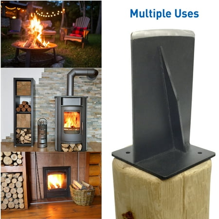 Faux Wood Log - Kindling Jack Jr.- The Firewood Kindling Tool – Wood Log Splitter – Blade Wedge - Replaces Hand Axes