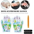 thumbnail image 4 of Gants de Réflexologie Acupression Outils de Réflexologie Spa des Mains Massage UK X8Z0, 4 of 9