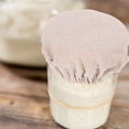 thumbnail image 1 of BESTYASH 4Ud De Tela Para Frascos De Boca Ancha Beige Ideal Para Conservas Y Café, 1 of 8