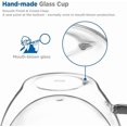 thumbnail image 3 of Juego de 2 tazas para café Ecooe de doble pared de vidrio borosilicato, 350 ml, 3 of 8