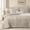 Beige, variant on Lipa Queen Size Comforter Set,5-Piece Bed in a Bag,All Season Bedding Set,Ruched Design,Comforter,Pillowcases and Shams,Beige