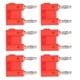 thumbnail image 2 of 10Pcs 2 Way Banana Plug Brass PE Double Banana Socket for Electronic Instruments AutomobilesRed, 2 of 5