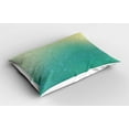 thumbnail image 2 of Ambesonne Abstract Pillow Sham 2 Pack, Tech Vector Pattern, 30"x20", Jade Green Pale Green, 2 of 3