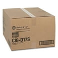 thumbnail image 2 of Pactiv Corp. 0CI8D17S0000 17S Deep Dome 8.3 in. x 4.8 in. x 2.1 in. Plastic OPS Dome-Style Lid - Clear, 2 of 5