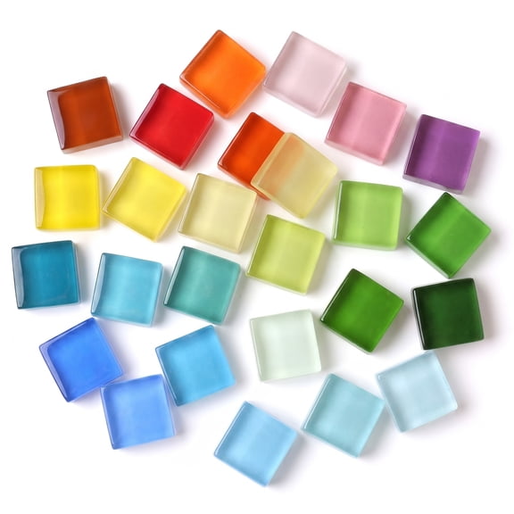 Cute Decorative Glass Fridge Magnets, Assorted 24 Color Refrigerator Magnets for Kitchen, Office, Locker, Whiteboard & Glass Surface Decor
