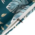 thumbnail image 4 of HAHDAXIA Plant Tree Pattern Bedding Solid Comforter Set for All Seasons,3 Pieces(1 Comforter+2 Pillowcases),Soft Microfiber Bedding Set Twin(86"x70"), 4 of 7