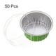 thumbnail image 3 of 50Pcs Tazas para Hornear con Tapas 5oz Forros de Aluminio Desechables Mini Recipientes Soportes Cajas para Postres Boda Fiesta, Verde, 3 of 6