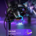 thumbnail image 6 of FIFINE Gaming Microphone for PC Computer PS5 PS4 Laptop, USB Streaming Microphone with RGB, Condenser, Mute Button, Gain Control for Recording-A6NEO, 6 of 11