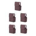 thumbnail image 3 of jesticaly Easy To Close And Open PU Cigarette Case For Business Cards Business Card Case Cigarette Cases Woven brown 5Set, 3 of 6