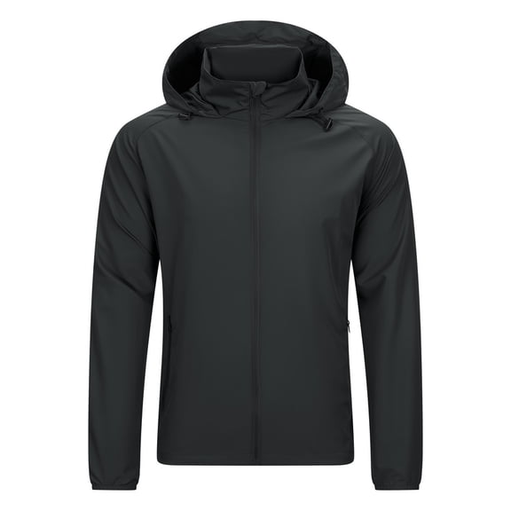 Off Road Ventures Mens Packable Rain Jacket Waterproof Hooded Lightweight Windbreaker Raincoat for Outdoor Golf