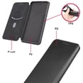 thumbnail image 5 of For Oukitel WP5 / WP5 Pro Carbon Fiber Texture Horizontal Flip TPU + PC + PU Leather Case with, 5 of 8
