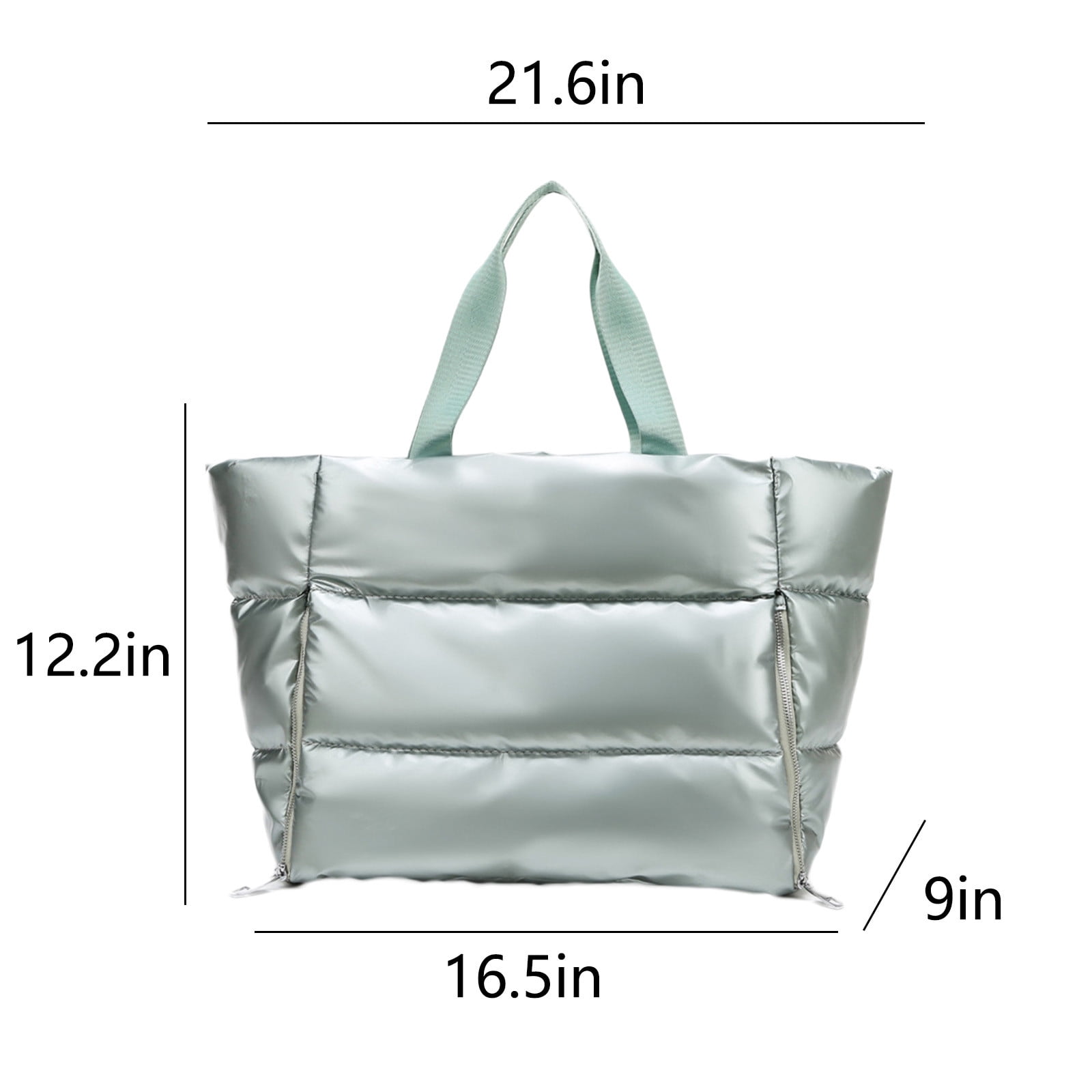 JVBTVB Dry Wet Bag for Swimming Gym Travel, 50L Waterproof Nylon Duffel Bag with Wet Dry Compartment, Foldable Weekender Bag for Women Men, 21.6 inch