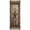 Brown, variant on Western Farmhouse Door Curtains for Door Window, French Sidelight Front Back Door Curtains With Tieback, Primitive Rustic Country Retro Texas Star Kitchen Rod Pocket Drapes Panel, 25"x72"