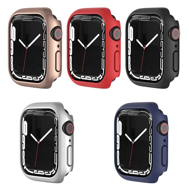 Funda Parachoques Compatible Con Apple Watch Series 7 Funda Protectora Para Pc Para Smart Watch Yuarrent EL017767-06