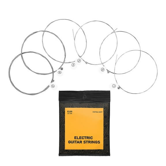 JZROCKER 6Pcs 10-46 Electric Guitar Strings Replacement for Beginners Performers