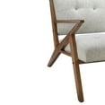 thumbnail image 6 of Rocket - Mid Century Modern Accent Lounge Arm Chair Comfy Lounge Chair Indoor Arm Chair for Bedroom Living Room- Sturdy Solid Wood Frame Z Rocket Style - Tufted Upholstery-Light Gray, 6 of 6