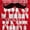 Red, variant on You're The Juan That I Want Mustache Womens Slim Fit Graphic Tee Brisco Brands M