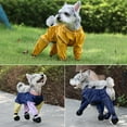 thumbnail image 5 of ZDM Dog Suspenders Boots, Waterproof Dog Shoes Leggings Anti-Slip Dog Shoes Dogs Paw Protector Dirty-Proof Dog Booties Suspender Tights Dog Coats for Large Dogs Winter Waterproof, 5 of 7