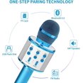 thumbnail image 2 of Karaoke microphone with speaker - Blue, 2 of 5