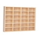 thumbnail image 4 of Vitrina de madera para coches de juguete a escala 1/64, ideal para montar en la pared, con 24 compartimentos para figuras y objetos de colección., 4 of 9