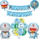 thumbnail image 2 of Globos de aluminio de Doraemon, dibujos animados de gato azul, globos de látex, pancarta de feliz cumpleaños, suministros de decoración para fiestas, juguetes para niños, adorno para tarta para niño, 2 of 5