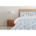 thumbnail image 4 of Ambesonne Nautical Down Alternative Quilt Comforter, Minimalist Fishes Corals, Twin, Dark Turquoise Salmon, 4 of 5