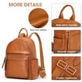 thumbnail image 6 of Kattee Genuine Leather Backpack Purse for Women Multi-functional Elegant Daypack Soft Leather Shoulder Bag Shopping Trip, 6 of 6