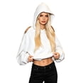 thumbnail image 7 of Jane Wardrobe Mesh Rhinestone Cutout Back Hoodie Women's Oversized Long Sleeve Layering Sweatshirt 1PC S-XXL Plus Size Friendly, 7 of 7