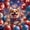 Red Blue, variant on Homewish Pomeranian Dog Twin Sheets,4Th Of July Bedding,White,Balloon Decor,3 Pieces,1 Fitted Sheet and 1 Pillowcase