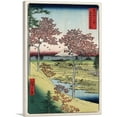 thumbnail image 1 of ARTCANVAS Sunset Hill, Meguro in the Eastern Capital 1858 Canvas Art Print by Utagawa Hiroshige - Size: 60" x 40" (0.75" Deep) (3-Piece), 1 of 9