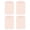 Pink, variant on 4Pcs Small Notebook 160 Pages Wide Lined Twin Coil Binding Notepads 2.8x4Inch Writing Pad for Writing Noting Drawing
