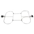 thumbnail image 3 of Estante para guardabarros de barco, soporte doble plegable de acero inoxidable 304 para guardabarros de yate marino de 7 pulgadas, 3 of 12