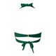 thumbnail image 5 of MKLEKYY Trajes De Baño Women Lace Up Swimwear Tops Underwire Full Coverage Bikini Top Push Up Swim Crop Top Tie Back Bathing Suit Tops, 5 of 5