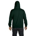 thumbnail image 2 of Hanes Men's and Big Men's Ecosmart Fleece Full Zip Hooded Jacket, up to Size 3XL, 2 of 4