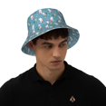 thumbnail image 6 of Kdxio Reflective Bucket Hat - Rabbit And Balloon Print Bucket Hat for Men,Women, 6 of 9