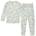 thumbnail image 2 of joogoo Sandwich Star Pajamas Set Long Sleeve Soft Cotton Sleepwear 2 Piece 24M, 2 of 7