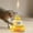 Yellow, variant on Dnogom 3-Layer Interactive Cat Turntable Toy with Feathers & Balls, Multi-Cat Boredom Relief Cats Toys Activity Center for All Ages Cats