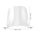 thumbnail image 2 of Motorcycle Windscreen Windshield Clear Windshield Windscreen Motorcycle Supply, 2 of 4
