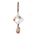 thumbnail image 2 of COM1950s 1 Pcs Tree of Life Car Mirror Hanging Accessories,7 Chakra Crystals and Healing Stones Seven-Colored Stone Car Ornaments Good Luck Wall Decor,8.26In, 2 of 9