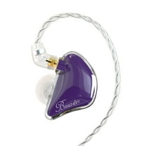 BASN Bmaster Triple Drivers in Ear Monitor Headphone with Two Detachable Cables Fit in Ear Suitable for Audio Engineer, Musician(Purple)