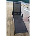 thumbnail image 1 of Foldable Outdoor Chaise Lounge Chairs Set of 2, Durable Textilene Fabric Recliners with 5-Gear Adjustable Backrest for Poolside & Backyard, 1 of 6
