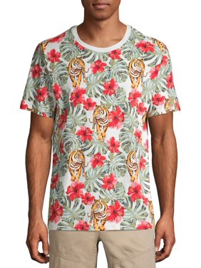No Boundaries Men's All Over Print Graphic T-shirt