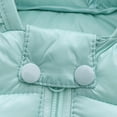 thumbnail image 5 of Baywell Toddler Boys Girls Fall Winter Hoodie Coats Light Fluffy Down Cotton Jacket Windproof Waterproof Zipper Hooded Warm Outerwear 6M-4Y, 5 of 7