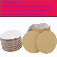 thumbnail image 4 of Discos de lija de gancho y bucle de 100 Uds., discos de lija de papel de lija de grano 120 sin agujeros de 5 pulgadas, papel de lija de respaldo de gancho y bucle de aluminio, 4 of 4